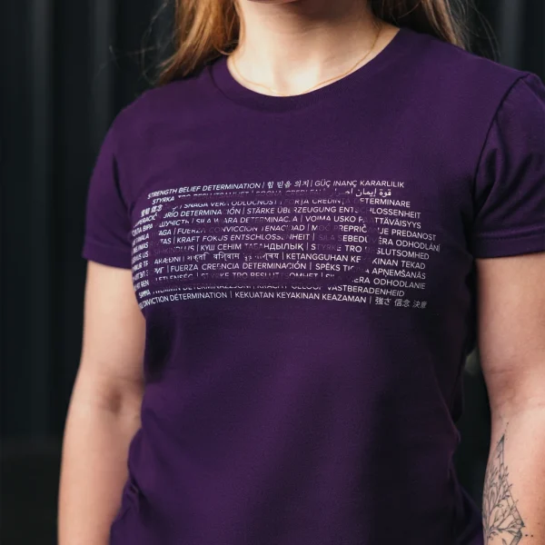 Aspire Brand T-Shirts (Purple) - Image 3