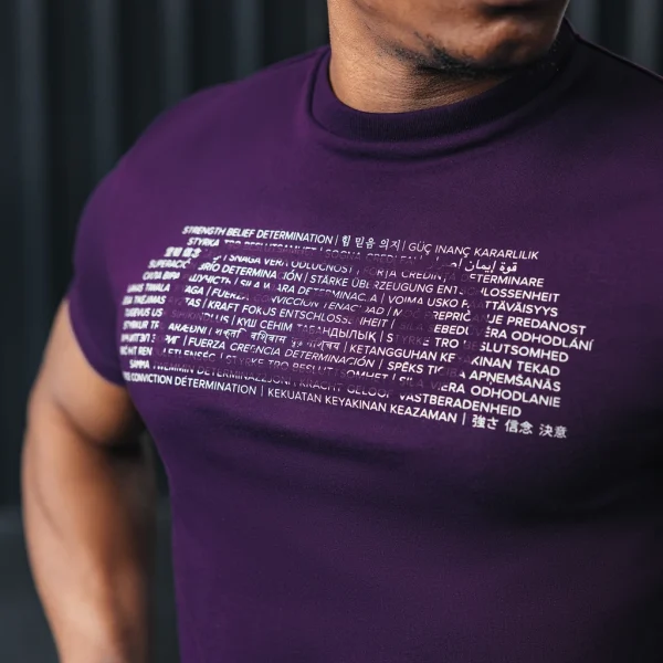 Aspire Brand T-Shirts (Purple) - Image 4