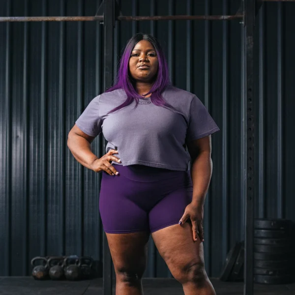 Aspire Crop Tops (Lavender)